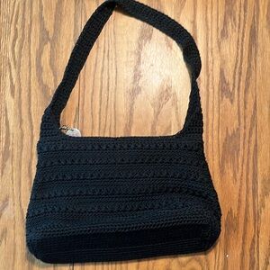 Vintage The SAK Original! Crocheted Black